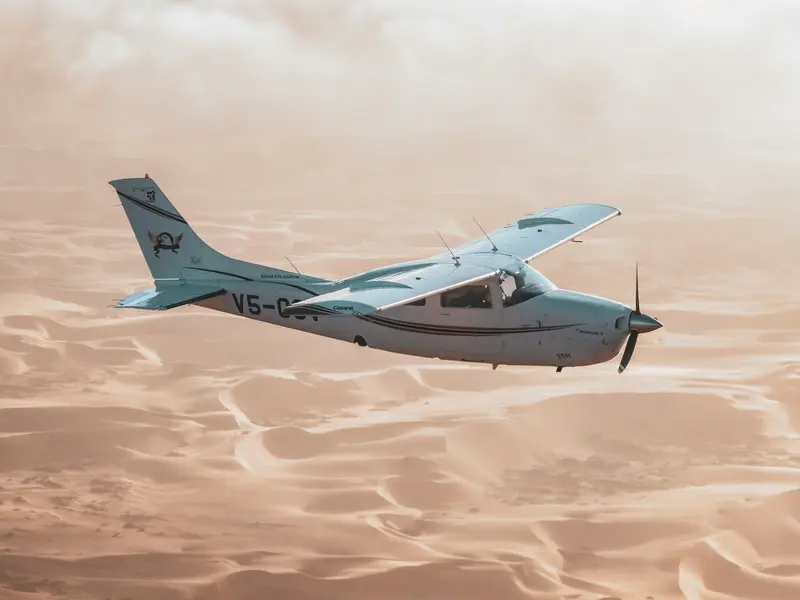 Scenic flight over the Namib